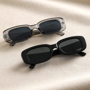 2pairs Square Frame Fashion Glasses